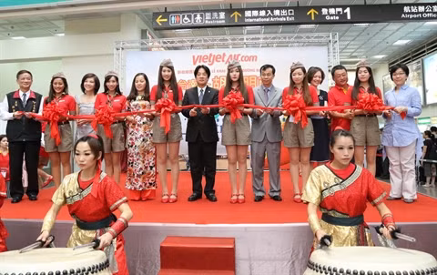 Vietjet ouvre une ligne entre Hô Chi Minh-Ville et Tainan ảnh 1