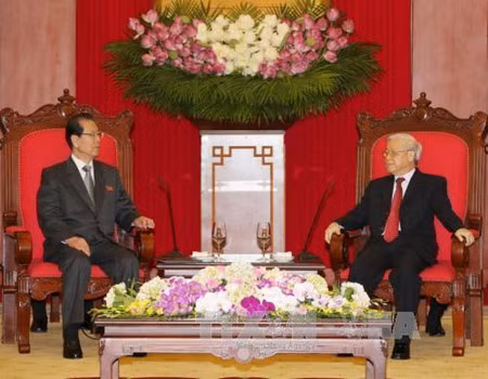 Une délégation du Parti du Travail de Corée au Vietnam ảnh 1