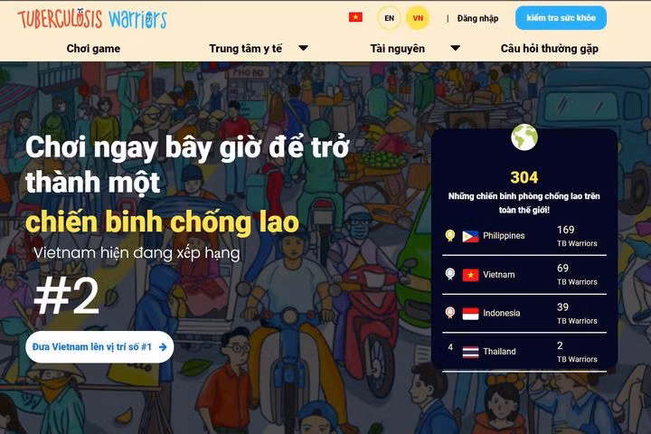 Lancement du jeu interactif « Guerrier contre la tuberculose » ảnh 1