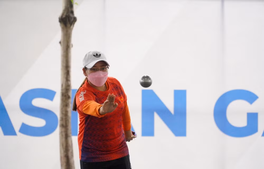 SEA Games 31 : les épreuves de pétanque commencent ảnh 1