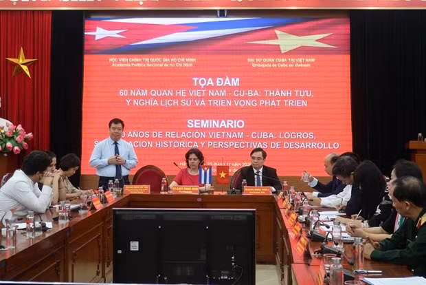 Colloque sur les 60 ans des relations entre le Vietnam et Cuba ảnh 1