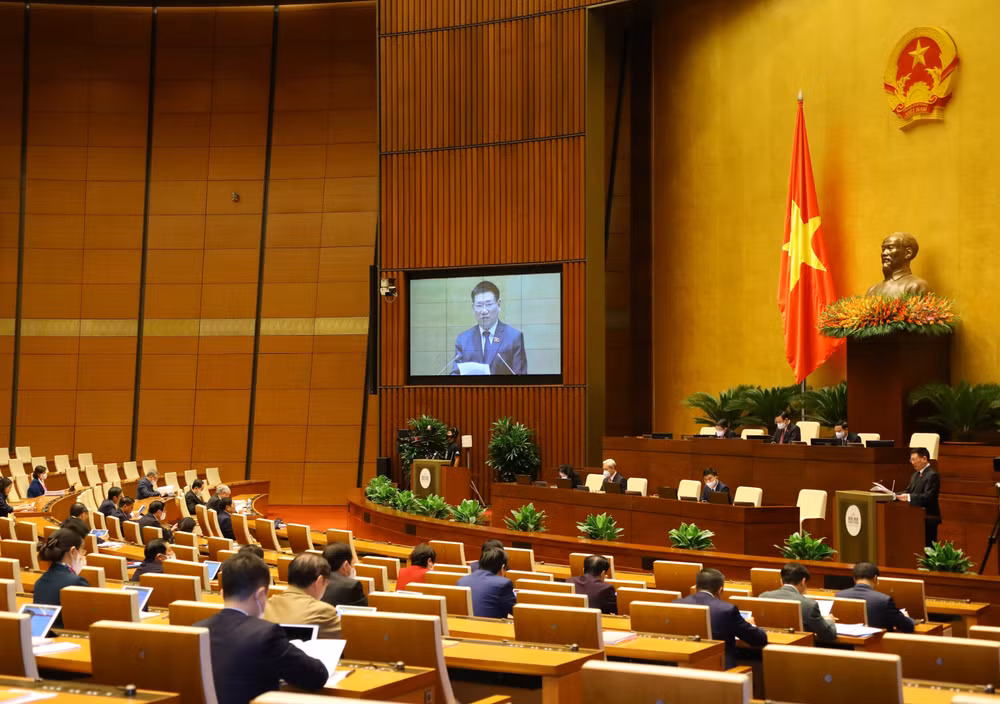 Troisième jour ouvrable de la 2e session de la 15e Assemblée nationale ảnh 1