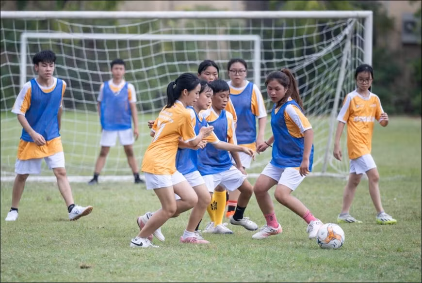 Match de football "Rêve orange" : pour un avenir sûr pour les femmes et les enfants ảnh 1