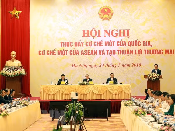 Conférence nationale sur le mécanisme du guichet unique national et de l’ASEAN ảnh 1