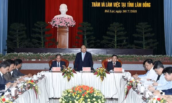 Le PM propose un modèle du triangle de développement économique pour Lam Dong ảnh 1