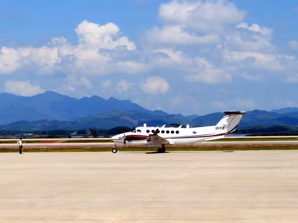 Premier vol de calibration à l’aéroport de Van Don ảnh 1 Premier vol de calibration à l’aéroport de Van Don ảnh 1