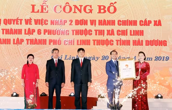 Hai Duong : le chef-lieu de Chi Linh devient ville ảnh 1