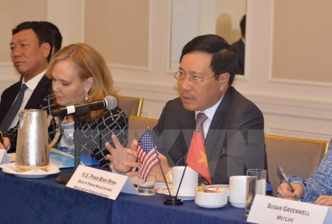 Activités du vice-PM Pham Binh Minh en marge de la 71e session de l'AG de l'ONU ảnh 2