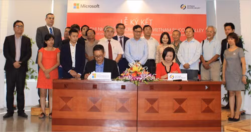 Microsoft Vietnam et Vietnam Silicon Valley signent un protocole ảnh 1 Microsoft Vietnam et Vietnam Silicon Valley signent un protocole ảnh 1