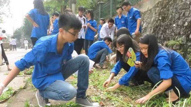Yên Bai fait écho à la campagne «Rendre le monde plus propre» ảnh 1 Yên Bai fait écho à la campagne «Rendre le monde plus propre» ảnh 1