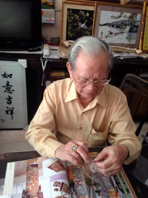 Lê Van Kinh, le symbole de la broderie vietnamienne ảnh 1