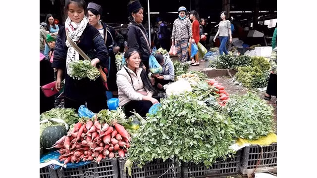 Promenade au marché de Sa Pa ảnh 1