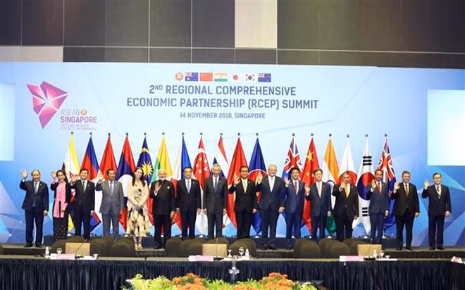 Le PM Nguyen Xuan Phuc assiste à la 2e réunion des dirigeants du RCEP ảnh 1