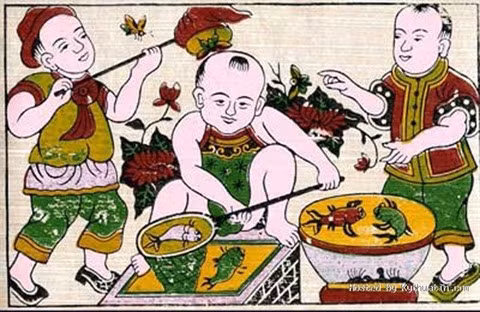 Estampes populaires et calligraphies, chef-d’œuvres de décoration du Têt ảnh 2