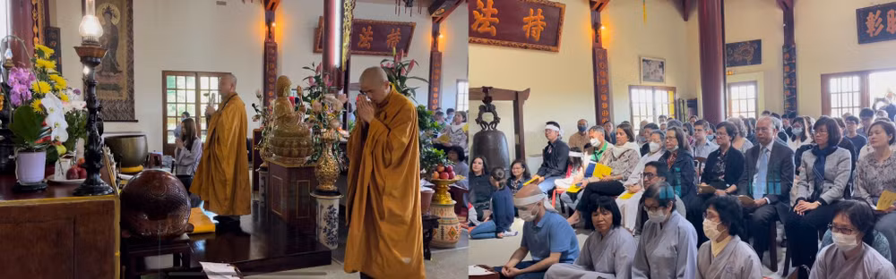 Les Viêt kiêu en France célèbrent la Cérémonie de Vesak 2566 ảnh 1