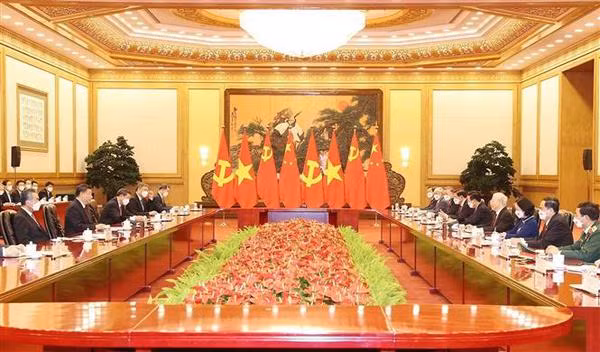 La visite en Chine du secrétaire général du PCV Nguyên Phu Trong impulse les relations bilatérales ảnh 2