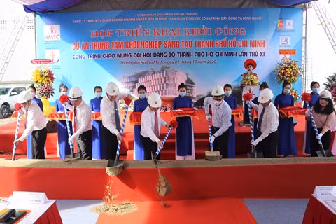 Hô Chi Minh-Ville : Démarrage du chantier du Centre d'entrepreneuriat et d'innovation ảnh 1