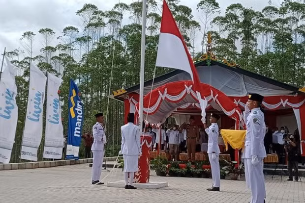 L'Indonésie célèbre le Jour de l'Indépendance à Nusantara pour la première fois ảnh 1