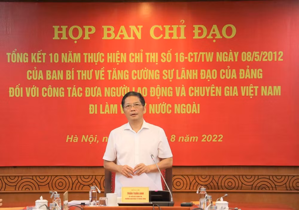 Renforcement de la direction du Parti pour l’envoi de Vietnamiens à l’étranger pour travailler ảnh 1 Renforcement de la direction du Parti pour l’envoi de Vietnamiens à l’étranger pour travailler ảnh 1