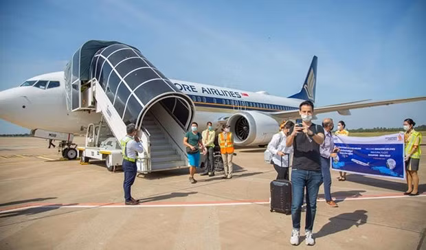 Le nombre de passagers aériens au Cambodge augmente de près de 500 % ảnh 1
