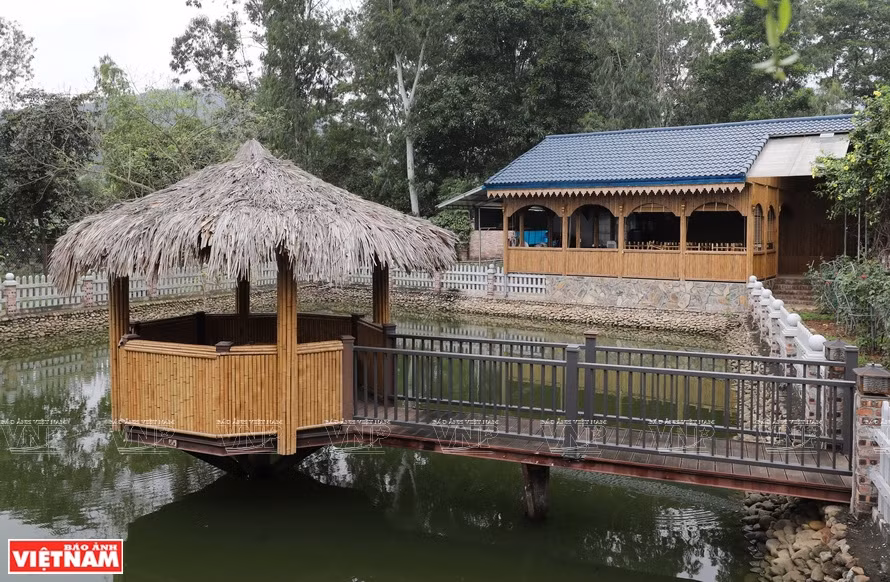 Une commune de Hanoï spécialisée dans la construction en bambou ảnh 1 Une commune de Hanoï spécialisée dans la construction en bambou ảnh 1