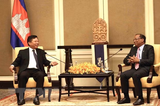 Vers de nouveaux progrès de la coopération Vietnam-Cambodge ảnh 1 Vers de nouveaux progrès de la coopération Vietnam-Cambodge ảnh 1