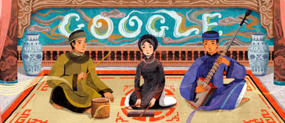 Google honore les chants des courtisanes du Vietnam ảnh 1