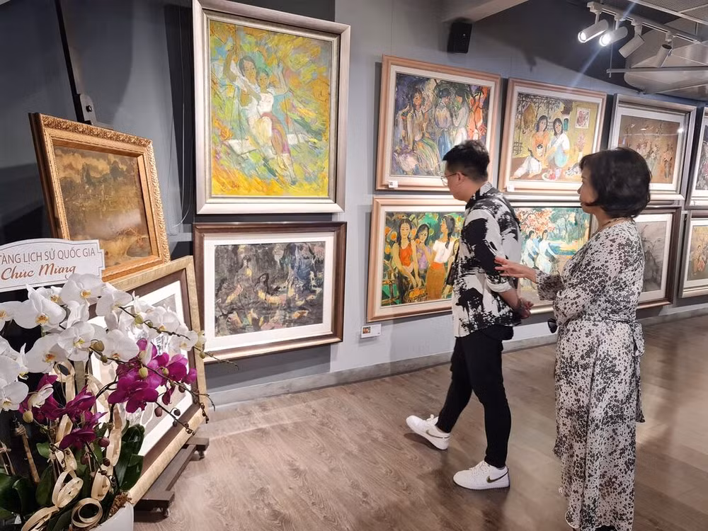 Exposition d'un peintre de la génération des Beaux-Arts indochinois ảnh 1
