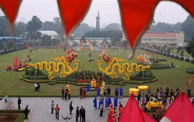 Espace du Têt dans la cité impériale de Thang Long-Hanoï ảnh 1 Espace du Têt dans la cité impériale de Thang Long-Hanoï ảnh 1