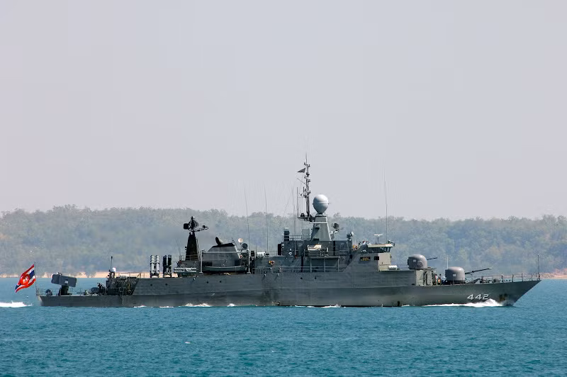 Deux corvettes thaïlandaises en visite à Phu Quôc ảnh 1