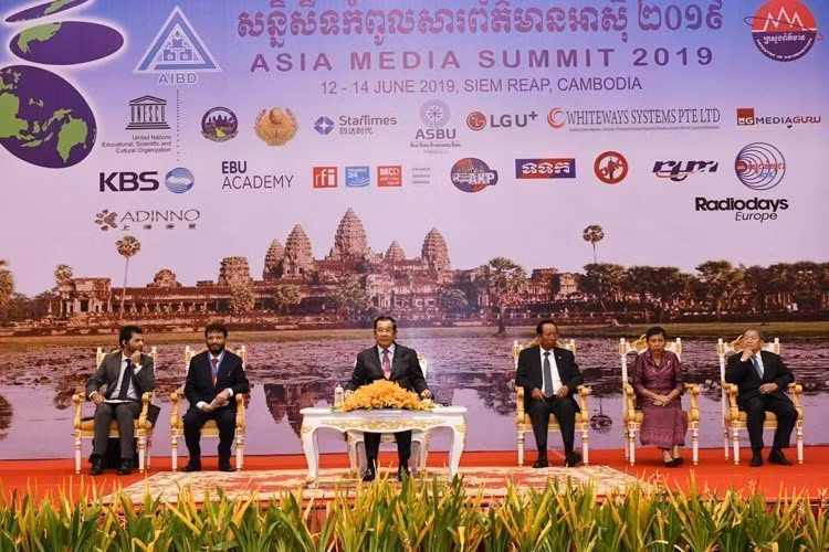 Ouverture du 16e Sommet des médias d'Asie au Cambodge ảnh 1 Ouverture du 16e Sommet des médias d'Asie au Cambodge ảnh 1