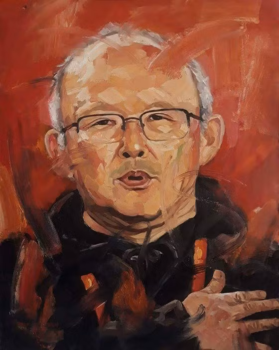 Arts : un portrait à l'huile de l'entraîneur Park Hang-seo sera mis aux enchères ảnh 1 Arts : un portrait à l'huile de l'entraîneur Park Hang-seo sera mis aux enchères ảnh 1