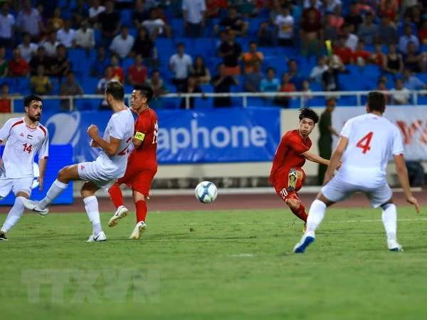 Le Vietnam bat la Palestine 2-1 au Championnat international U23 ảnh 1