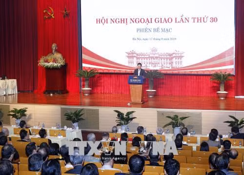Clôture de la 30e conférence diplomatique ảnh 1 Clôture de la 30e conférence diplomatique ảnh 1