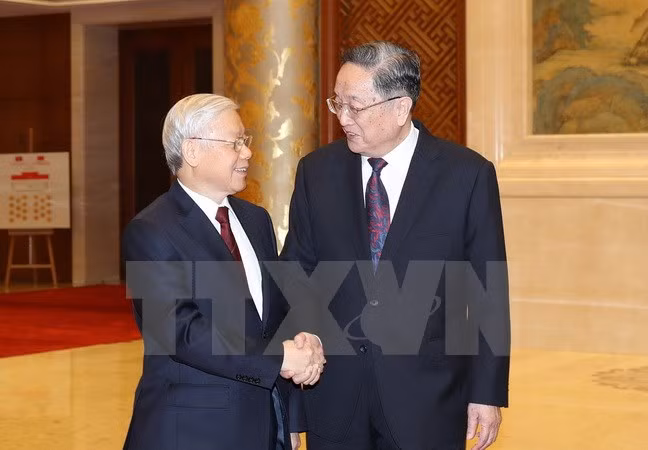 Le leader du PCV rencontre le président du Comité central de la CCPPC ảnh 1