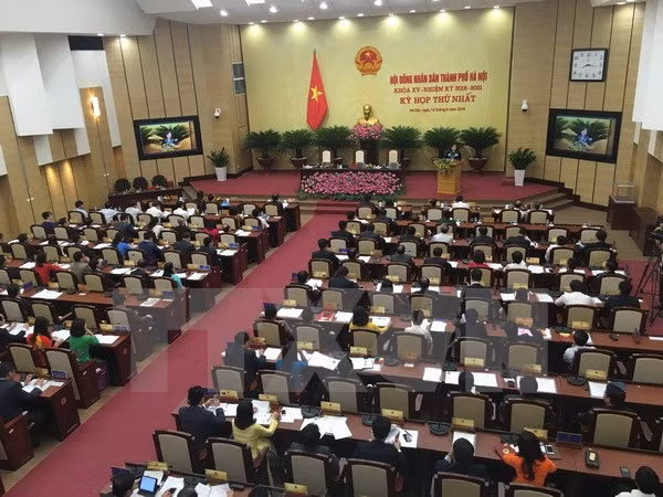 Le Conseil populaire de Hanoi tient sa première session du mandat 2016-2021 ảnh 1 Le Conseil populaire de Hanoi tient sa première session du mandat 2016-2021 ảnh 1