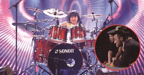 Le batteur Nguyên Trong Nhân, 9 ans et un talent fou ảnh 2
