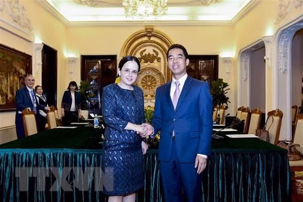 Consultation politique Vietnam-Roumanie à Hanoi ảnh 1
