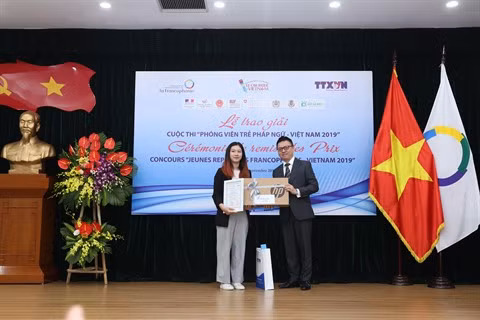 Remise des prix du Concours "Jeunes Reporters Francophones - Vietnam 2019" ảnh 1