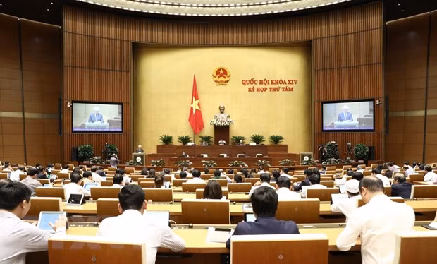 Assemblée nationale: communiqué de presse sur la 12e journée de travail ảnh 1 Assemblée nationale: communiqué de presse sur la 12e journée de travail ảnh 1