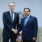 Le Premier ministre Pham Minh Chinh et son homologue néerlandais Dick Schoof. Photo: VNA