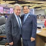 Le Premier ministre Pham Minh Chinh et le Secrétaire général des Nations unies, Antonio Guterres. Photo: VNA