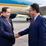 Le président de l’Assemblée nationale, Trân Thanh Mân, arrive à Kuala Lumpur. Photo: VNA
