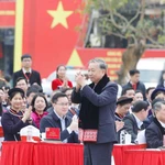 Le secrétaire général To Lam lors de l'événement. Photo: VNA