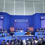 Le secrétaire général To Lam assiste à la réunion inaugurale du Conseil de la paix sur Gaza à Washington D.C., États-Unis. Photo : VNA