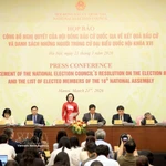 Panorama de la conférence de presse. Photo: VNA