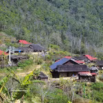 Le village de Huoi Man est situé à près de 1.700 mètres d’altitude. Photo: VNA