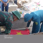 Conformément aux procédures en vigueur, des prélèvements ont été réalisés dans 9 des 25 cimetières de martyrs de la province. Photo: VNA
