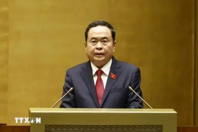Le président de l’Assemblée nationale, Tran Thanh Man. Photo: VNA 1.webp