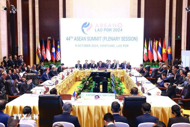 Lors du 44e Sommet de l'ASEAN. Photo : VNA 3.jpg